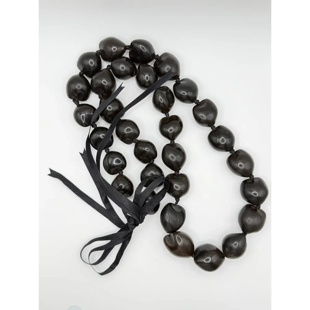 Kukui Nut Lei & Seashell Necklace (Set of 2)